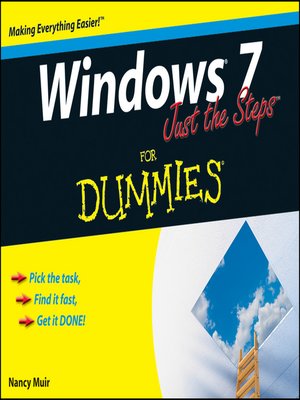 Windows 7 Just the Steps For Dummies - ebook